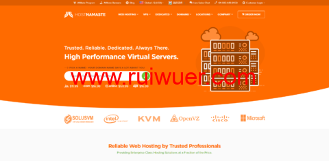 Hostnamaste:1核/1G/30G硬盘/1T/1Gbps/1IP/多国机房/OpenVZ 7,年付$20起-瑞吾尔