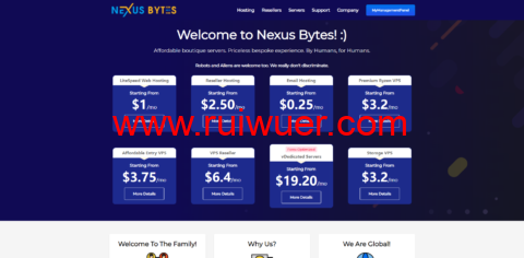 NexusBytes:AMD Ryzen VPS,1核/1G内存/15G硬盘/1000G流量/1Gbps带宽,$3.20/月起,免费Windows,可选美国/欧洲/亚太机房-瑞吾尔