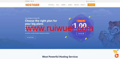 hostiger:便宜vps,1核/1G内存/20G SSD硬盘/1TB流量/300M带宽,$3.99/月起,5年付仅需$1/月,可选伊斯坦布尔/阿姆斯特丹/堪萨斯城机房-瑞吾尔