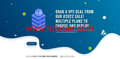 #补货#CloudCone:便宜美国vps,1核/0.5G内存/10G硬盘/2TB流量,月付$1.65,美国大带宽VPS年付$9.99起-瑞吾尔