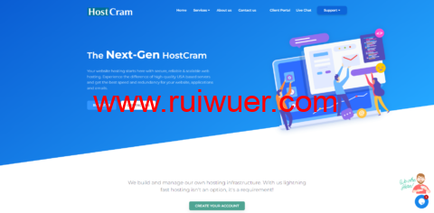 hostcram:美国达拉斯VPS,i9-11900K高性能VPS,1核/2G内存/40g NVMe/2T流量/1Gbps带宽,首月$2/月,续费$7/月-瑞吾尔