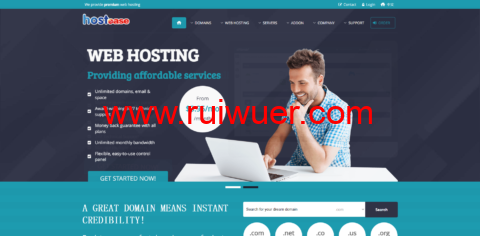 HostEase:香港虚拟主机,支持Linux和Windows系统,$3.95/月起-瑞吾尔