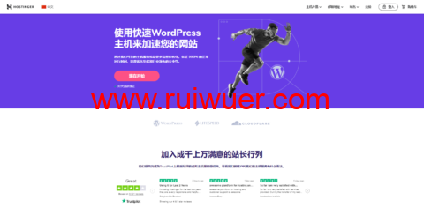Hostinger:WordPress主机,低至51.35元/月-瑞吾尔