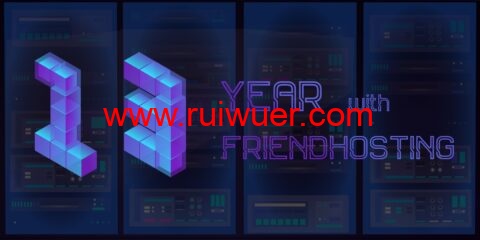 Friendhosting:使用优惠码“13year” 全场VPS和虚拟主机5折优惠,可选10大机房,低至€16/年起-瑞吾尔