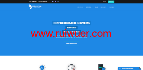 #上新#FairyHosting:香港vps,1核/4GB内存/50GB SSD硬盘/不限流量/100Mbps带宽,€9.9/月起-瑞吾尔