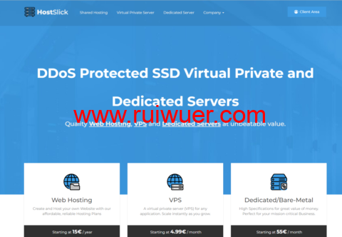 #免费升配#HostSlick:荷兰独立服务器,E5-2680 V3/32G内存/1TB SSD硬盘/不限流量/1Gbps带宽,€119/月-瑞吾尔