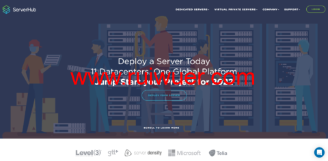 ServerHub：美国GPU显卡独立服务器/物理服务器，可选美国/德国/荷兰等机房，2*E5-2637v2/64G，最高40Gbps超大带宽，月付449美元起-瑞吾尔