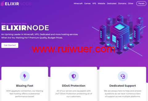 elixirnode:1核/1G内存/25G硬盘/500Mbps不限流量,$2.00/月起,可选美国/加拿大机房-瑞吾尔