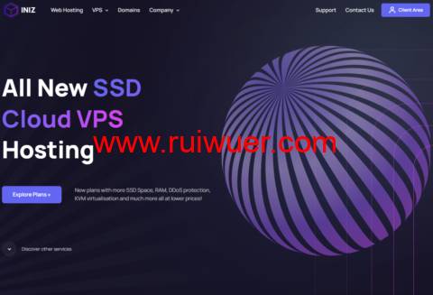 INIZ:英国vps,伦敦机房,1核/1G内存/10G SSD硬盘/1TB流量/1Gbps带宽,£3.50/月起-瑞吾尔