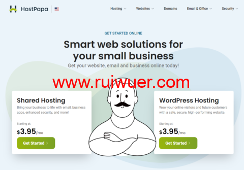 HostPapa:WordPress和外贸主机最高74%优惠,无限的SSD存储和电子邮件,免费域名注册,三年付低至$3.95/月-瑞吾尔