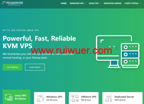 pdqserver:美国windows vps,1核/2G内存/20GB SSD硬盘/不限流量/1Gbps带宽,$5.50/月起-瑞吾尔