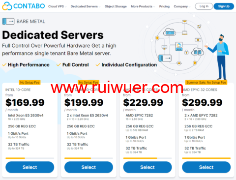 Contabo：美国vps，西部“西雅图”机房，原生ip，4核/8G/200G SSD或50 GB NVMe/200Mbps带宽起，月付€6.99，解锁tiktok等流媒体，简单测评-瑞吾尔