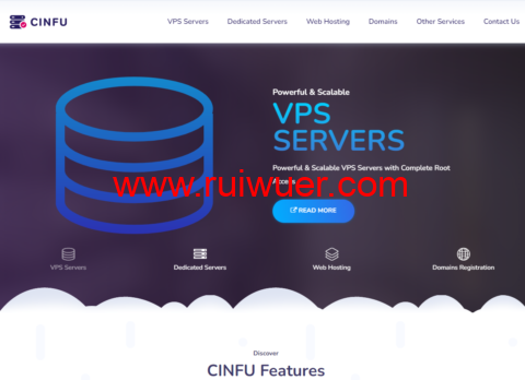 Cinfu:新用户五折优惠,免费按需 DDOS 保护高防VPS,OpenVZ虚拟架构,1核/2GB内存/50G硬盘/1Gbps带宽@不限流量,$3.76/月起-瑞吾尔