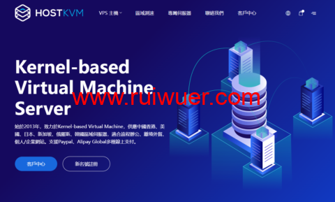 HostKvm:全场八折,$5.6/月起,支持windows,可选中国香港/日本/新加坡/美国/韩国/俄罗斯/澳大利亚机房-瑞吾尔