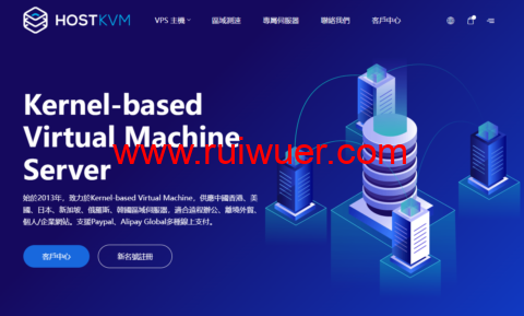 HostKvm：全场八折，$5.6/月起，支持windows，可选中国香港/日本/新加坡/美国/韩国/俄罗斯/澳大利亚机房-瑞吾尔