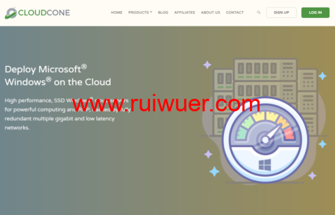 CloudCone:美国Windows云服务器,3核/4G内存/60 GB RAID-10 SSD/3TB流量/1Gbps带宽,$17.49/月起-瑞吾尔