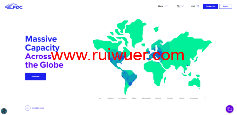 FDCServers:1核/1GB内存/50GB SSD硬盘/不限流量/100Mbps-10Gbps带宽,$9.99/月起,可选香港/日本/新加坡/美国/欧洲等机房-瑞吾尔