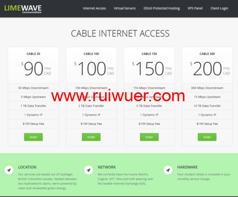 Limewave:美国西雅图机房vps,1GB内存/10GB SSD硬盘/1TB流量/1Gbps带宽,$2.8/月,发工单免费升级双倍内存/月流量-瑞吾尔