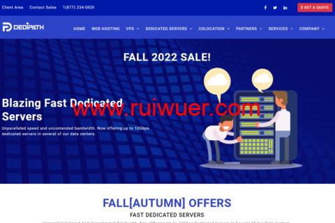 #秋季促销#DediPath：美国便宜VPS，65折优惠，Ryzen vps，$3.57/月起-瑞吾尔