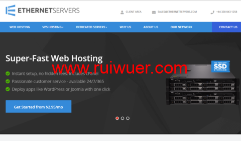 EtherNetservers:美国新泽西机房,年付12美元起,原生ip,解锁tiktok,Disney+,简单测评-瑞吾尔