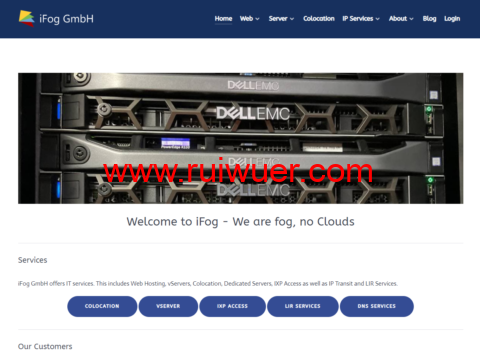iFog.ch:新加坡vps,1核/256MB内存/5GB/不限流量/100Mbps带宽,$15/半年,可选美国/欧洲/澳洲机房-瑞吾尔