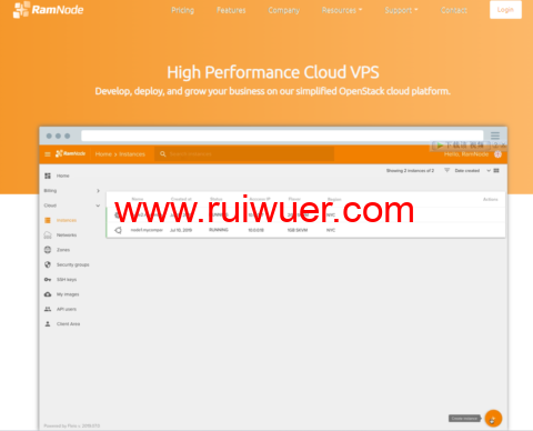 #黑五#RamNode:小时计费vps,充值送50%余额,特价OVZ VPS,1核/1GB内存/40G SSD/1TB流量/1Gbps带宽,$12/年-瑞吾尔