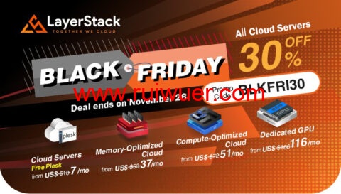 #黑五#LayerStack:全场vps7折优惠,2核/4G内存/150GB硬盘/5TB流量,$19/月起,可选香港(有CN2)、日本、新加坡、洛杉矶等机房-瑞吾尔
