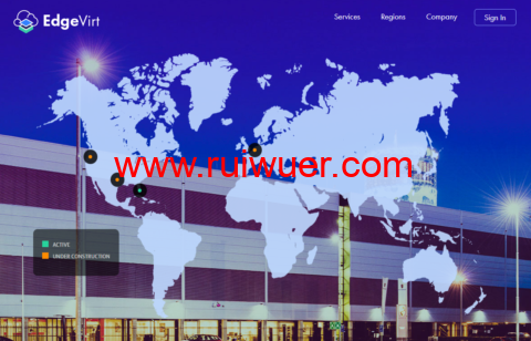 #黑五#Edgevirt:美国西雅图/迈阿密机房vps,1核/1GB内存/25GB SSD/5TB流量/10Gbps带宽,$15.75/年-瑞吾尔