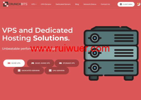 Crunchbits:美国爱达荷州科达伦机房vps,1核/2GB内存/25GB NVMe/5TB流量/1Gbps带宽,$23.76/年-瑞吾尔