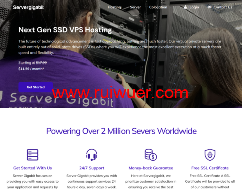 Server Gigabit:马来西亚vps,100Mbps带宽不限流量,$9.59/月起,支持windows-瑞吾尔