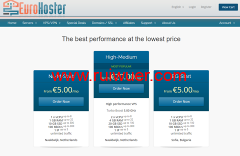 EuroHoster:法国/荷兰独服,7折优惠,E3-1230v6/16G内存/100TB流量/1Gbps带宽,低至€38/月-瑞吾尔