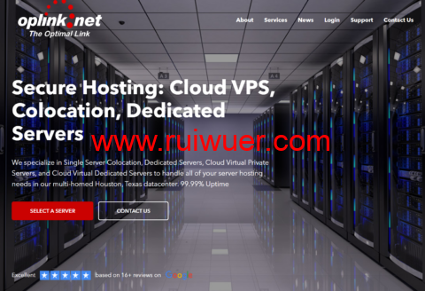OpLink:休斯顿机房AMD Ryzen高性能vps,2核/4GB/250GB NVMe/16TB@10Gbps,$4.95/月-瑞吾尔