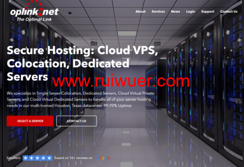 OpLink：休斯顿机房AMD Ryzen高性能vps，2核/4GB/250GB NVMe/16TB@10Gbps，$4.95/月-瑞吾尔