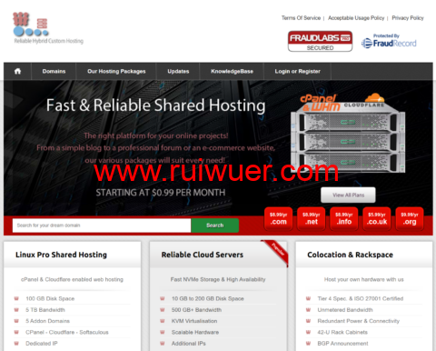 #圣诞促销#rhc-hosting:英国vps,7折优惠,2核/1GB内存/10GB SSD硬盘/500GB流量/1Gbps端口,$2.09/月起-瑞吾尔