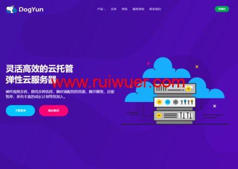 #元旦促销#DogYun:弹性云7折/经典云8折,16元/月起,独立服务器200元/月起,充100送10元-瑞吾尔