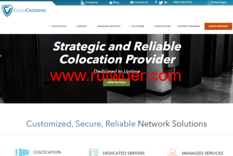 ColoCrossing：新上裸金属云服务器，4核/8G/120GB SSD/20TB流量/1Gbps端口，$20/月，支持windows-瑞吾尔