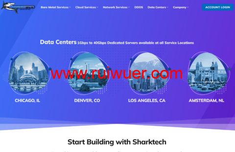 Sharktech:高防VPS降价+年付5折,$29.7/年起,2*Gold 6148/128G/2T NVMe/10Gbps不限流量服务器,$399/月,可选洛杉矶等机房-瑞吾尔