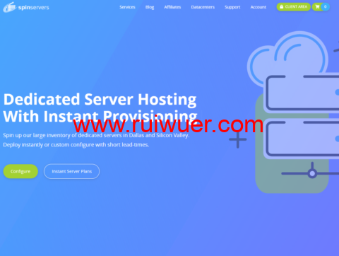 spinservers:美国独立服务器$59/月起,可选10Gbps大带宽或1Gbps不限流量,圣何塞/达拉斯机房-瑞吾尔
