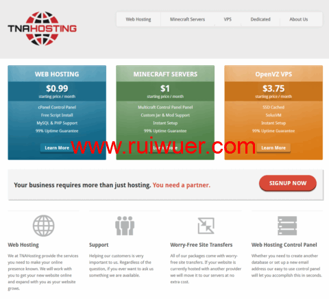 TNAHosting：芝加哥vps，2核/1GB/30GB SSD/15TB@1Gbps带宽，$16/年-瑞吾尔