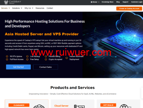 Casbay：AS132841/马来西亚原生服务器/独立服务器8折优惠，新套餐上线，原生IP，2核/3GB内存/不限流量/100Mbps端口，$29/月-瑞吾尔