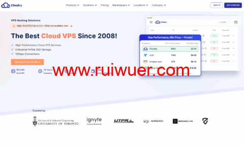 Cloudzy：全场VPS最高5折，$2.48/月起，可选拉斯维加斯/洛杉矶/犹他州/纽约等多个机房-瑞吾尔