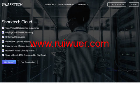 Sharktech:2核/4GB/40GB NVMe/4TB@1Gbps/免费60Gbps防御,$47.7/年,可选洛杉矶/丹佛/拉斯维加斯/荷兰等机房-瑞吾尔