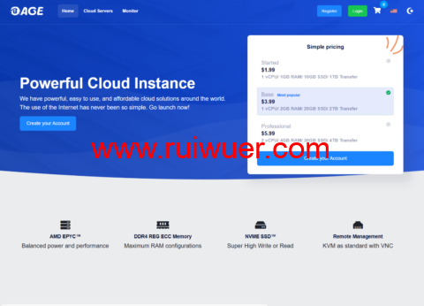 #黑五#BageVM：全场VPS，月付8折年付7折，$2/月起，可选香港/日本/新加坡/德国/英国/洛杉矶机房-瑞吾尔