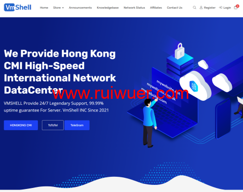 VmShell：圣诞香港大宽带升级为CMIN2网络促销活动，支持PAYPAL,USDT等(3日内原路退款)-瑞吾尔