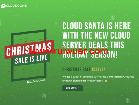 #12.12#CloudCone：2核cpu/1GB内存/20GB SSD/3TB流量/1Gbps带宽，$12.12/年，洛杉矶机房-瑞吾尔
