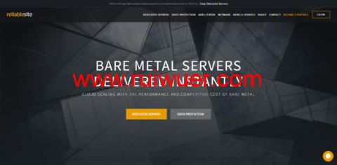 ReliableSite：美国独立服务器低至 $19 / 月！1-10Gbps 不限流量，洛杉矶 / 纽约 / 迈阿密机房-瑞吾尔