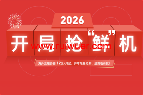 衡天云：2026开局抢鲜机，云服务器1.6折起，只需12元，物理机296元，无限防护半价优惠-瑞吾尔