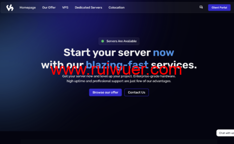 ChunkServe 波兰 VPS 上新:AMD 7950X 旗舰性能,1Gbps 不限流量,月付€2.99 起-瑞吾尔
