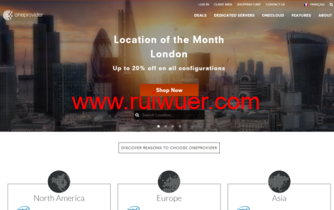 英国诺丁汉独立服务器怎么选？最高优惠60%，$67.18/月起，OneProvider 全机型深度测评-瑞吾尔
